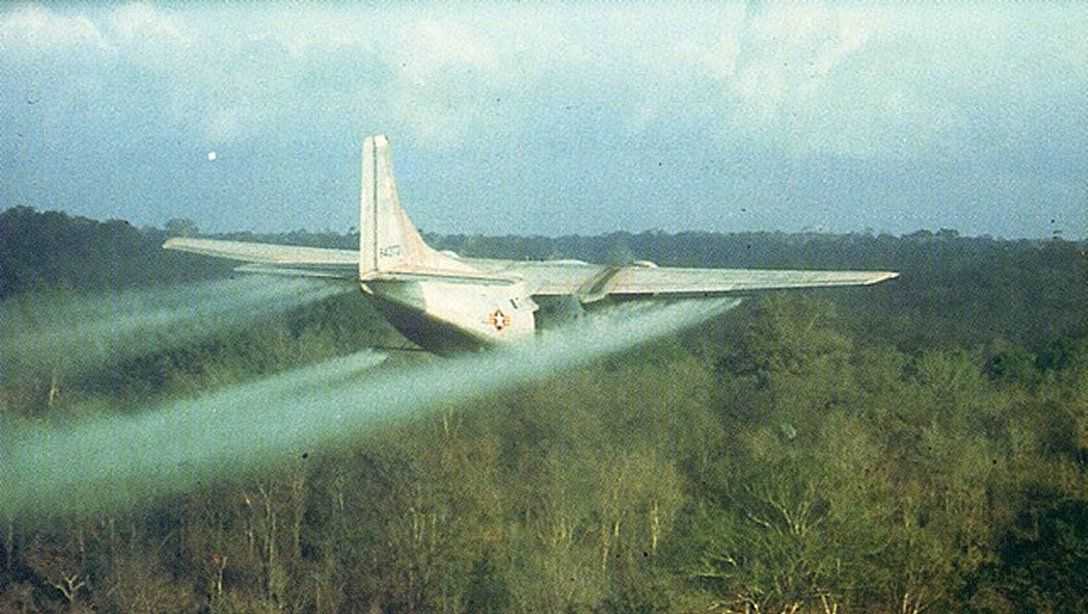 Spraying of Agent Orange over Indochina during Operation Ranch Hand