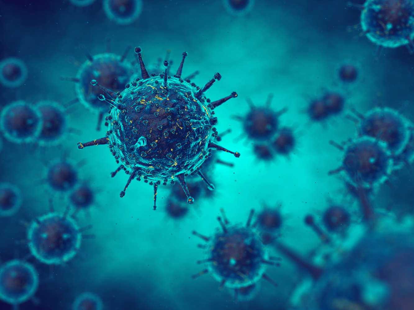 Illustration of a virus